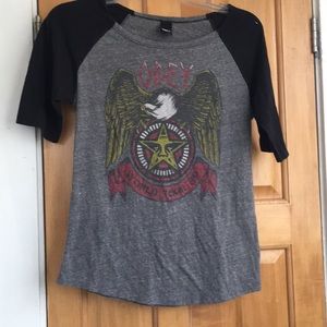 OBEY ladies baseball t-shirt